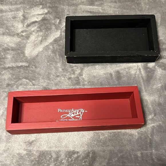 2 Holiday Wooden Block Signs - Picture 2 of 6